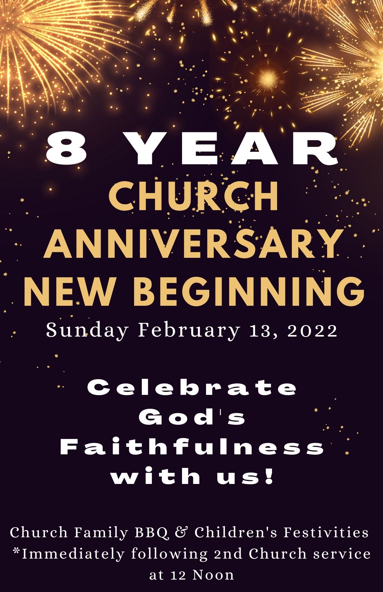 8 Year Church Anniversary – at-the-cross.org